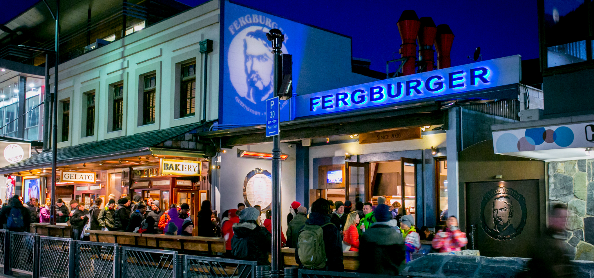Fergburger on Shotover Street in Queenstown