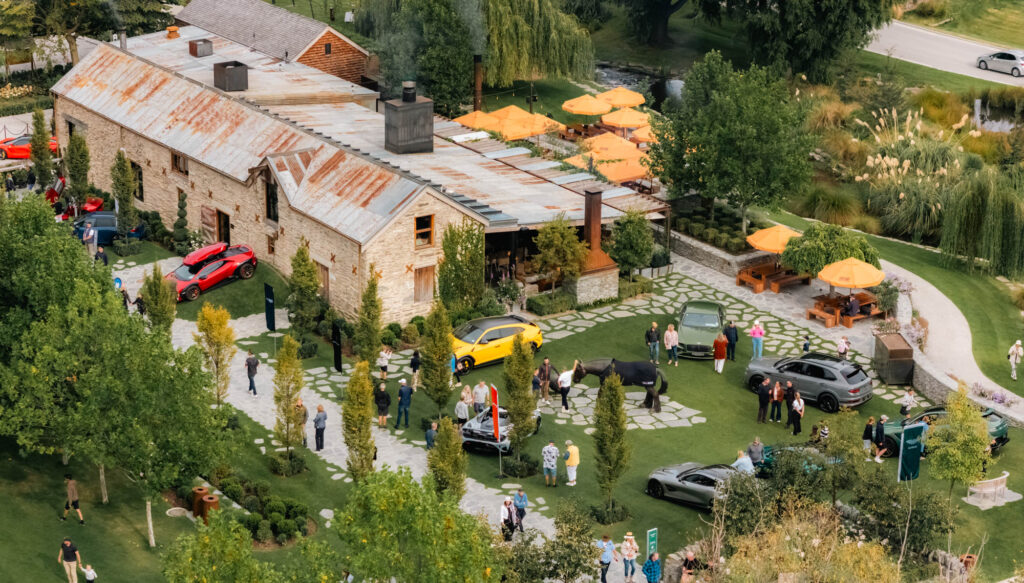 Dining and drinks at Ayrburn near Arrowtown