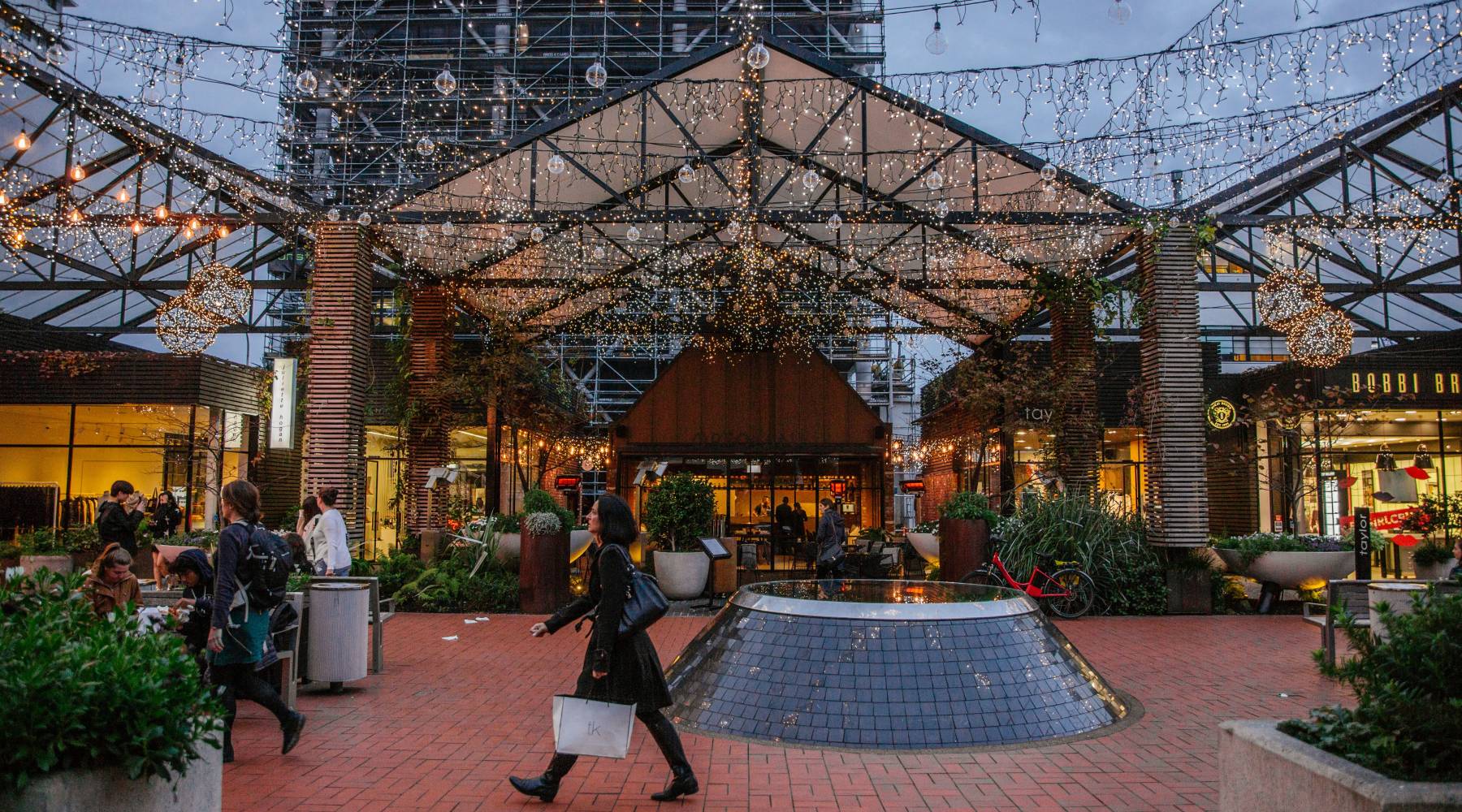 Britomart dining precinct in central Auckland