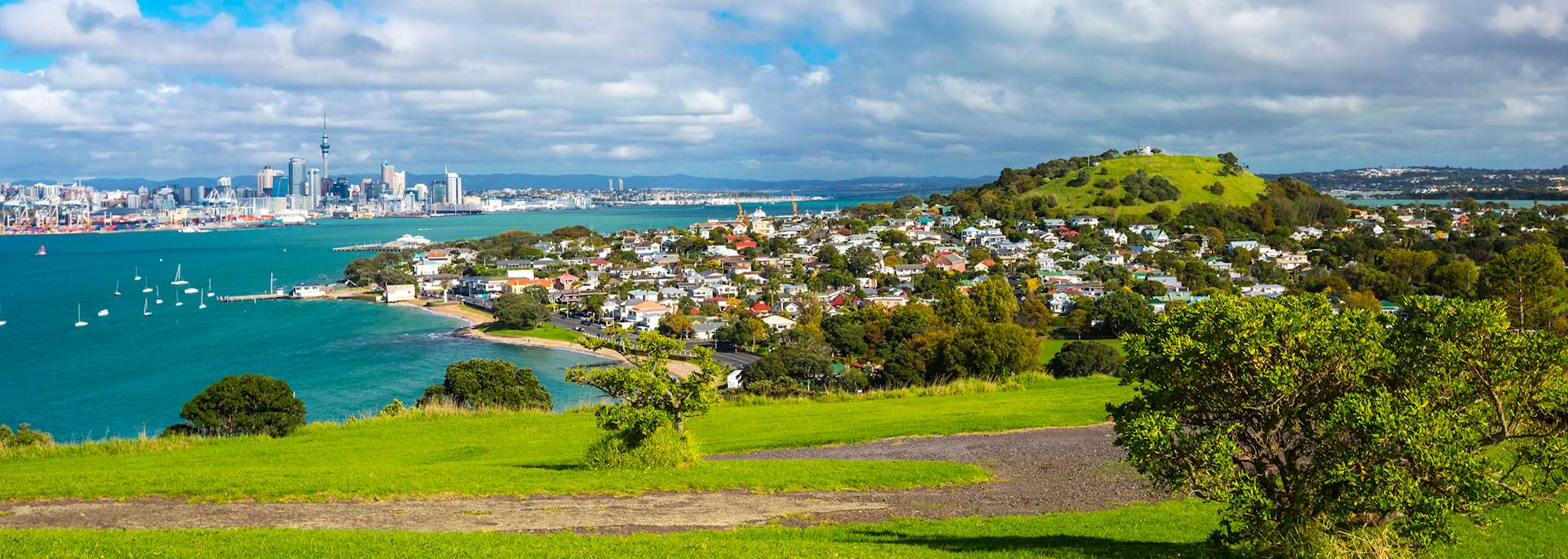 Auckland skyline viewed from Devonport