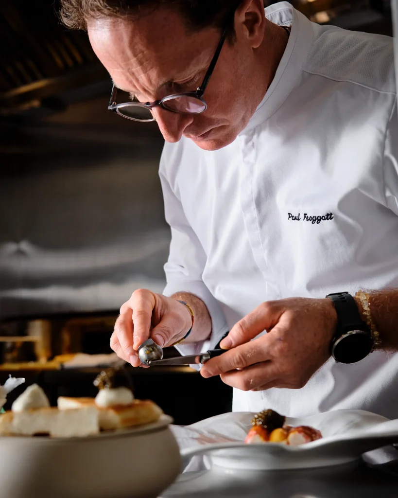 Fine dining presentation at Essence in Queenstown