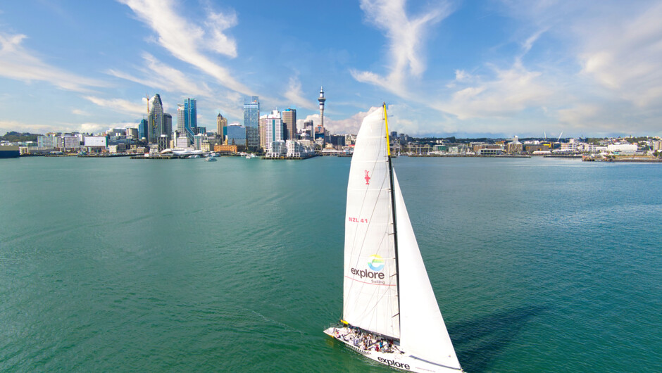 Sailing on Auckland's Waitematā Harbour