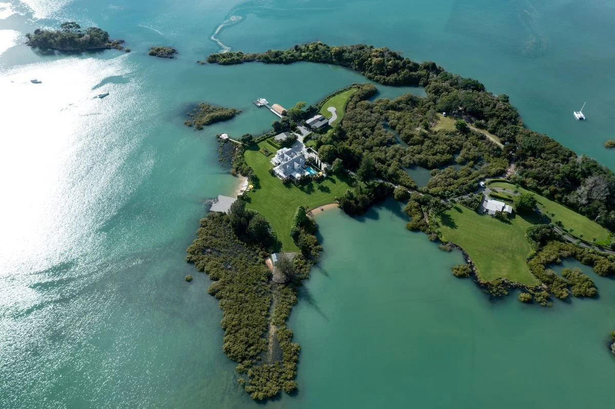 Somewhere waterfront villa on a private island near Kerikeri